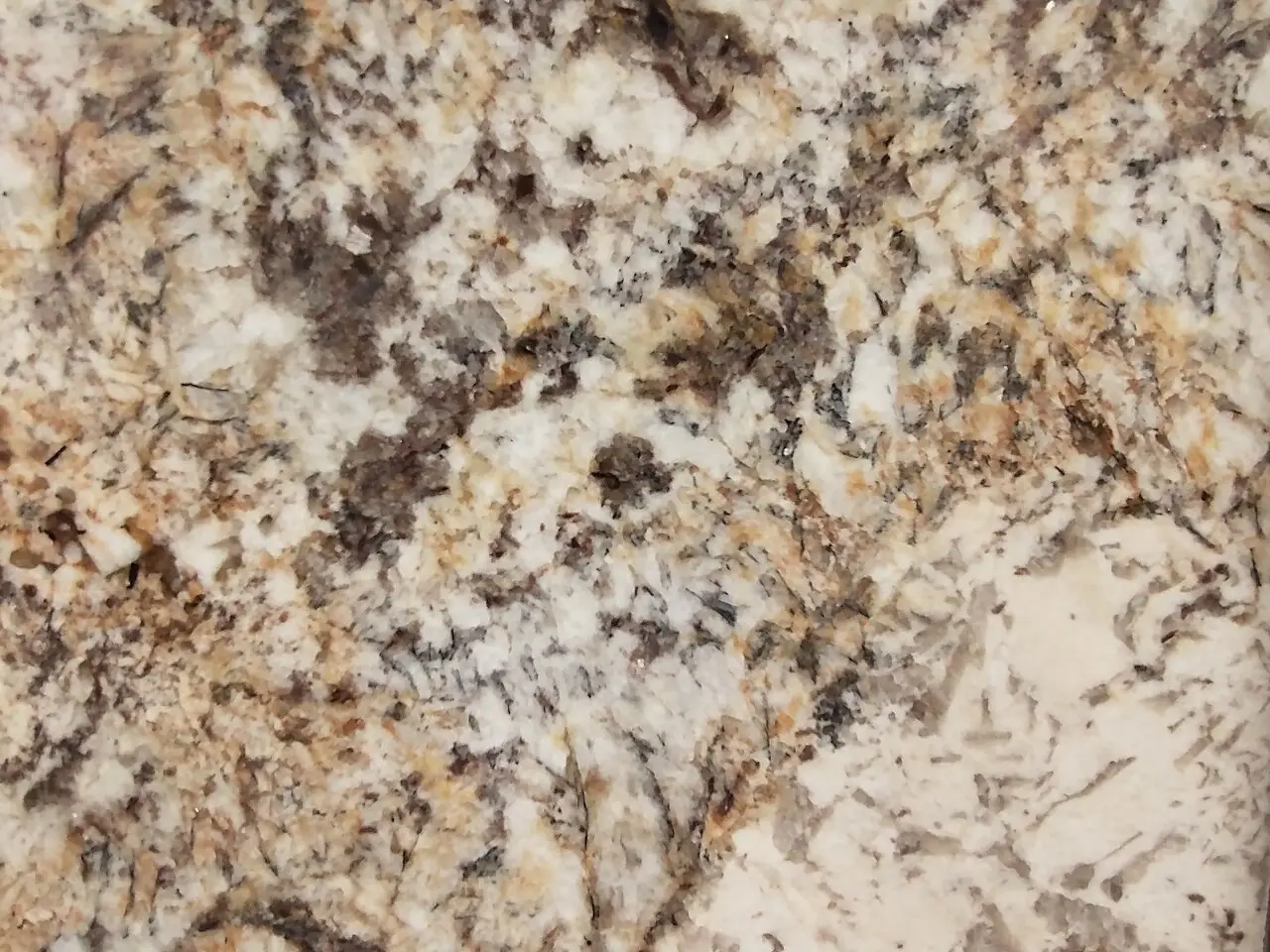 Polished granite slab